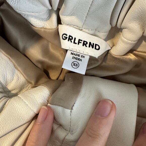 NWT GRLFRND Shea Leather Shorts - Picture 8 of 11